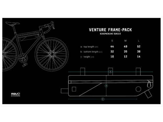 AGU Venture Bikepacking Rammeveske L