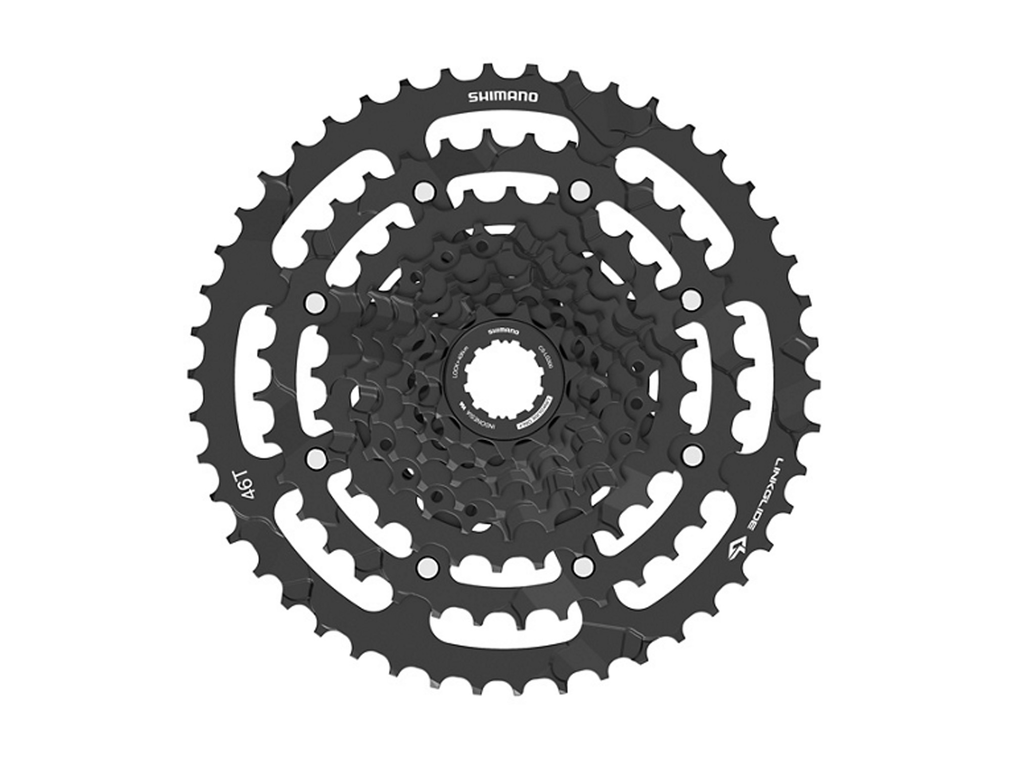 Shimano Linkglide CS-LG300-9 9sp 11-46T kassett