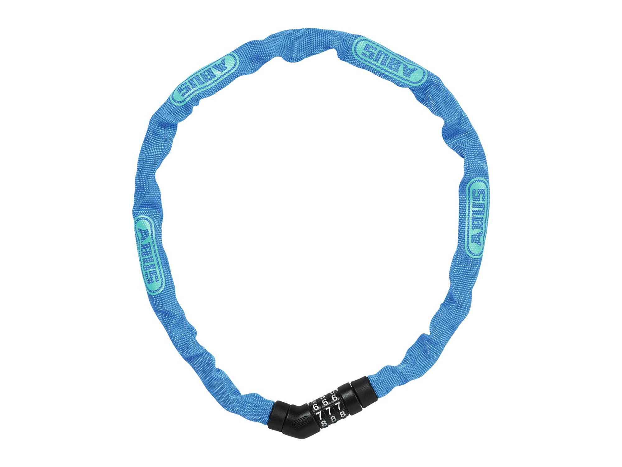 Abus 4804C kjettinglås m. kode blå