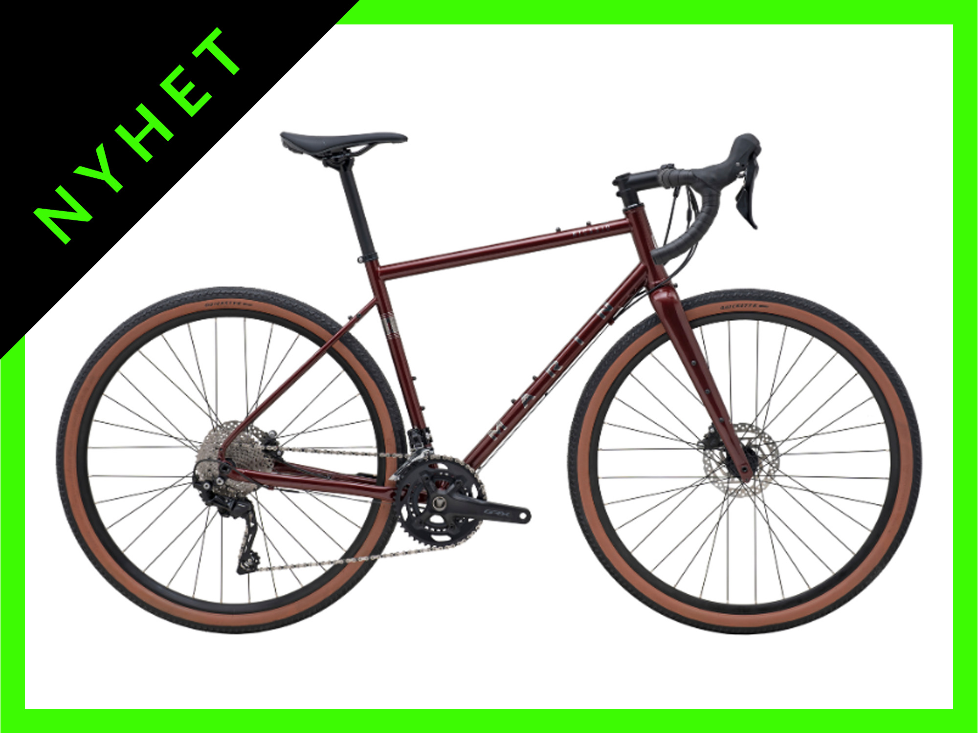 Marin Nicasio 2 700C red gravel sykkel nyhet