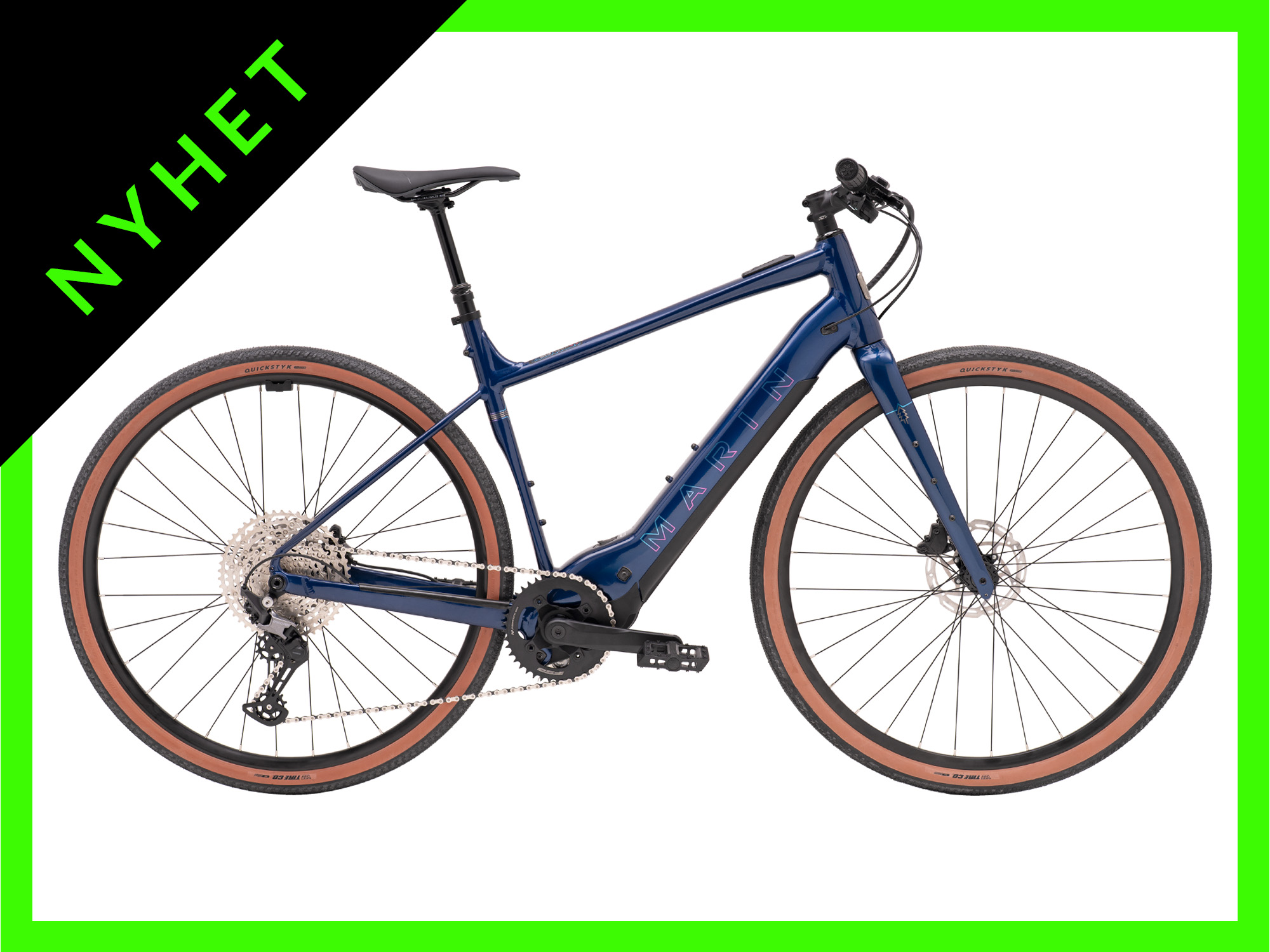 Marin DSX E CE 700C blå el-gravel