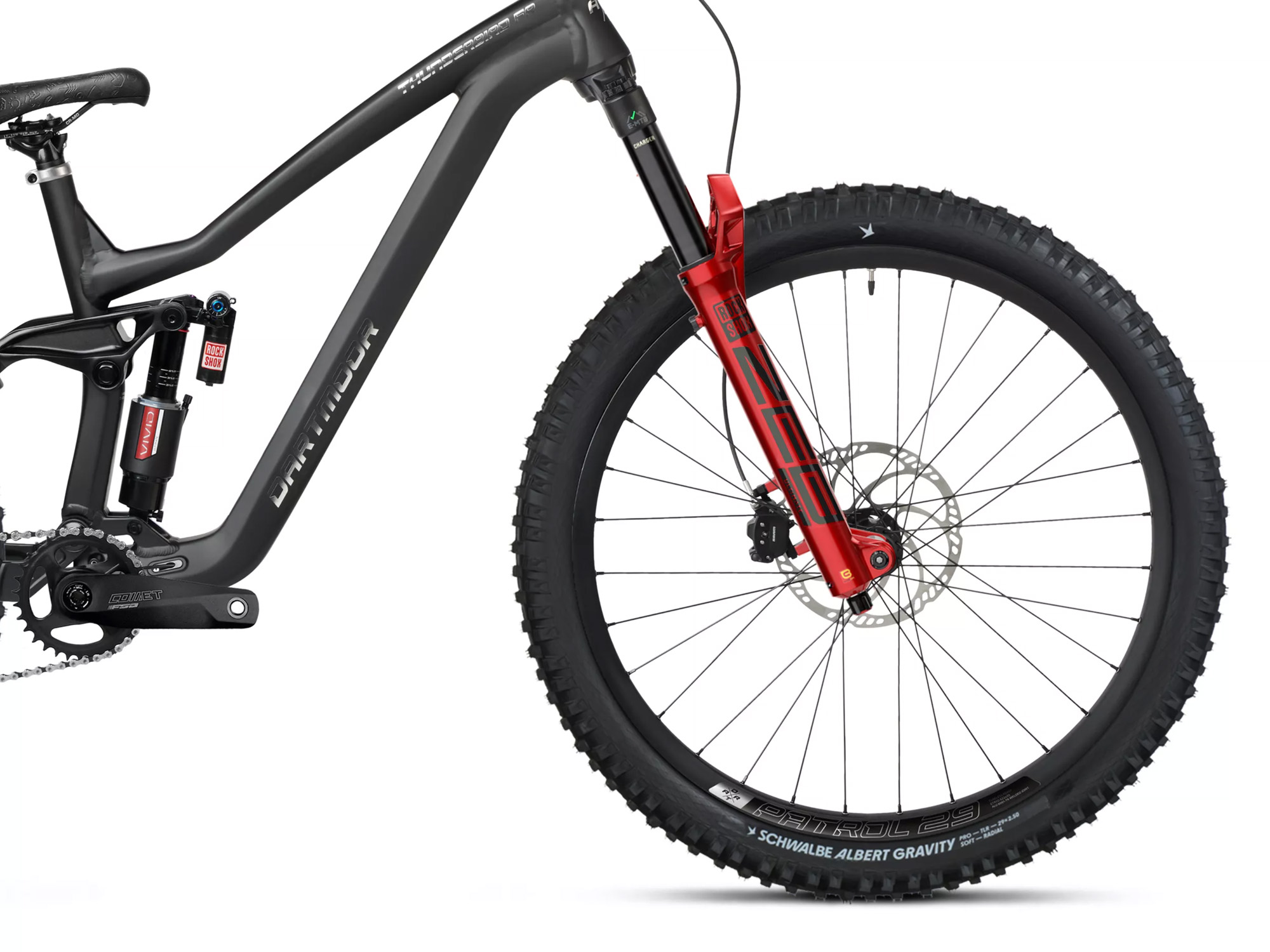 Dartmoor Thunderbird FR PRO GX 29/27.5 matt midnight black freeride fulldempet