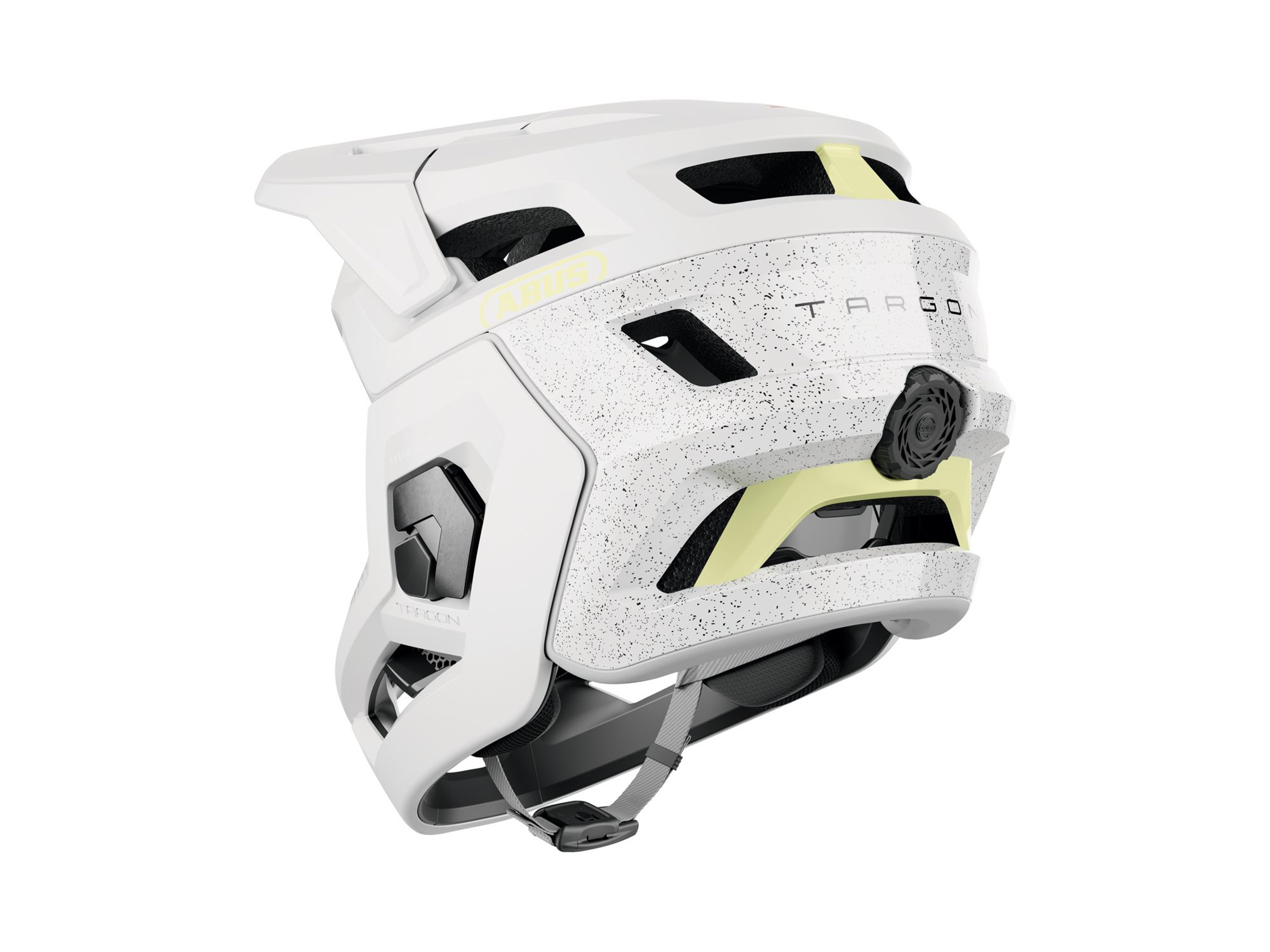 Abus Targon MIPS lemon white fullface-hjelm