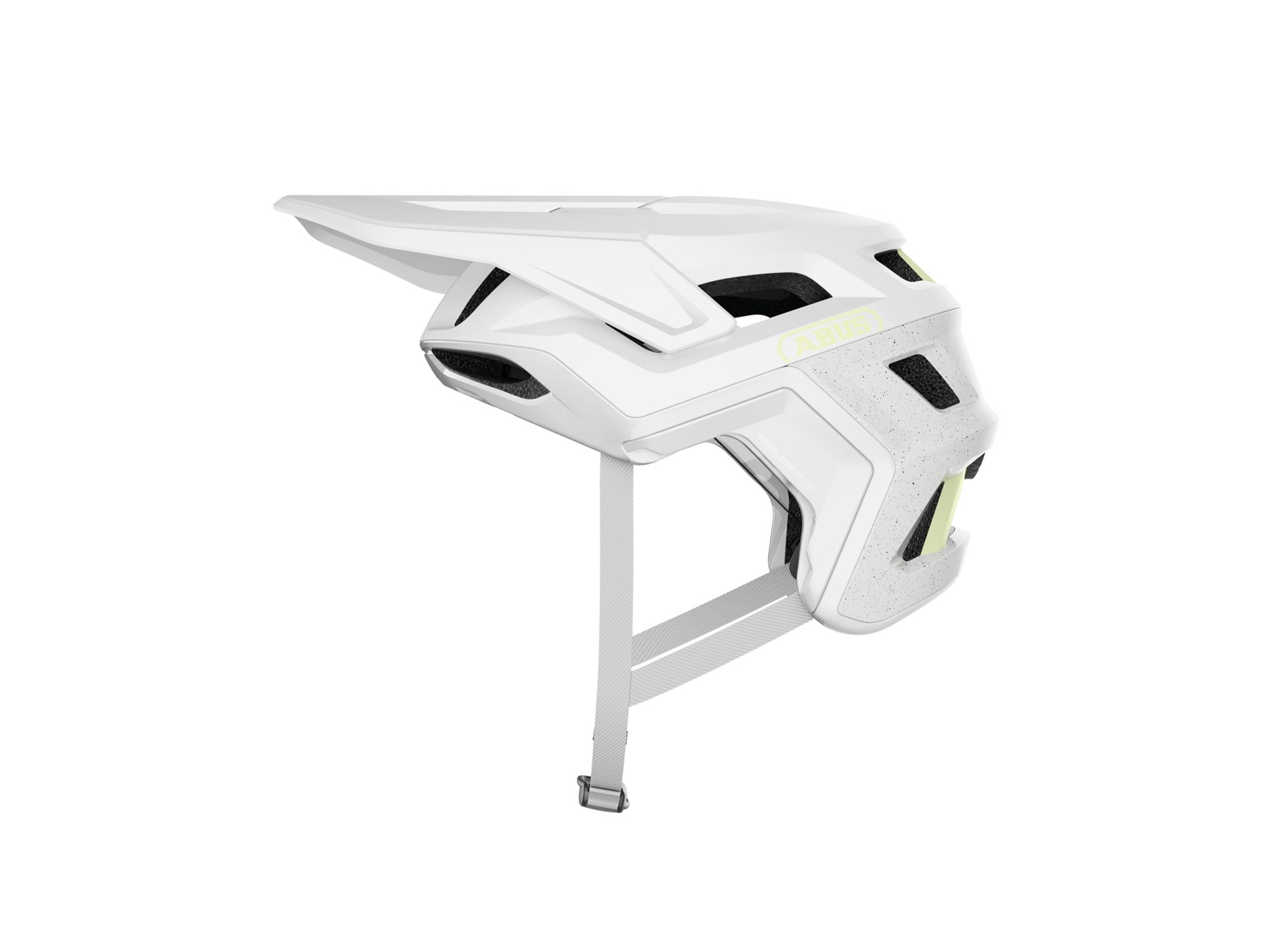 Abus Targon MIPS lemon white fullface-hjelm