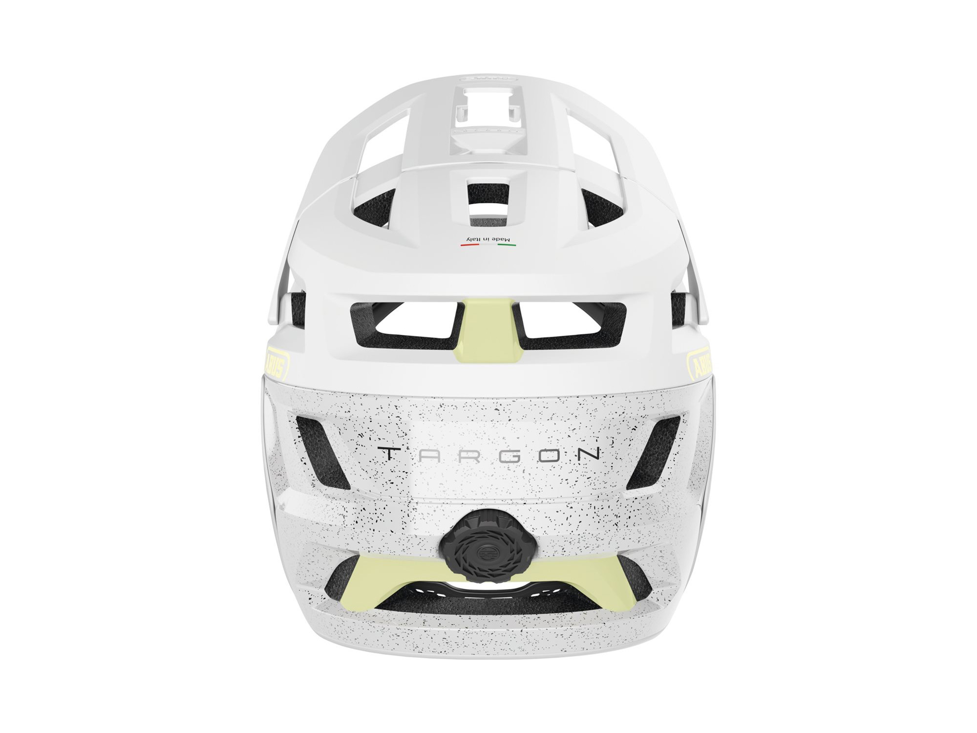 Abus Targon MIPS lemon white fullface-hjelm