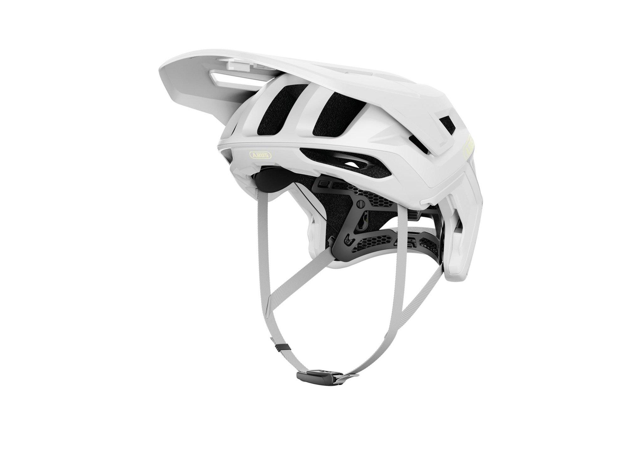 Abus Targon MIPS lemon white fullface-hjelm