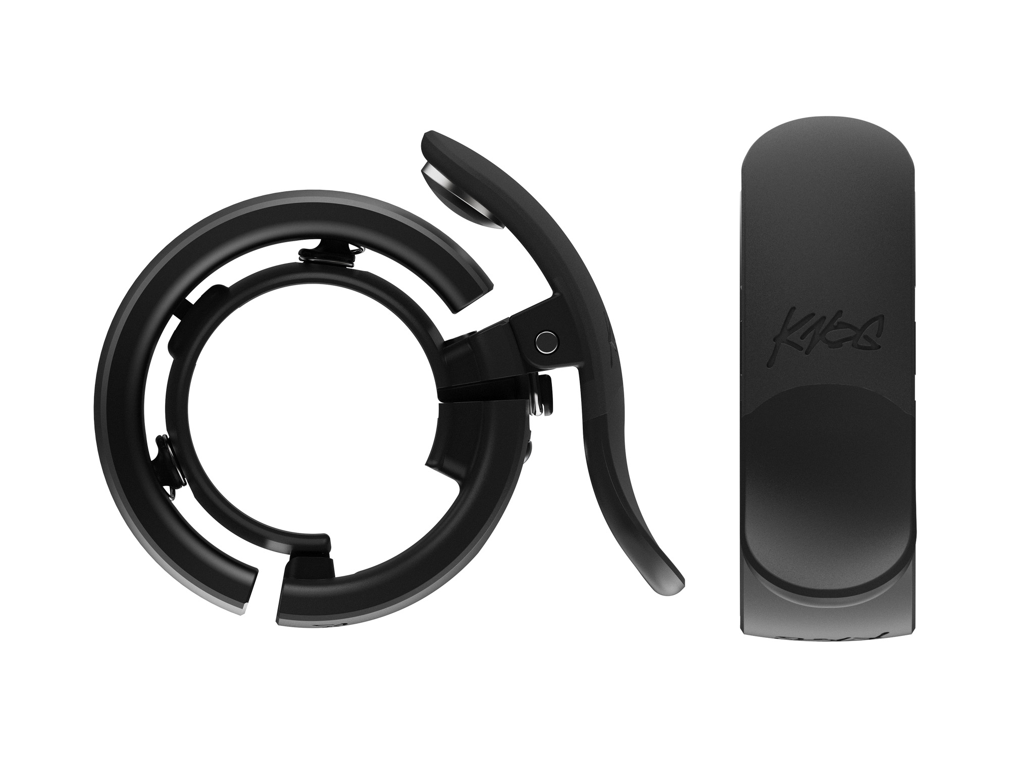 Knog Oi Prima anthracite ringeklokke