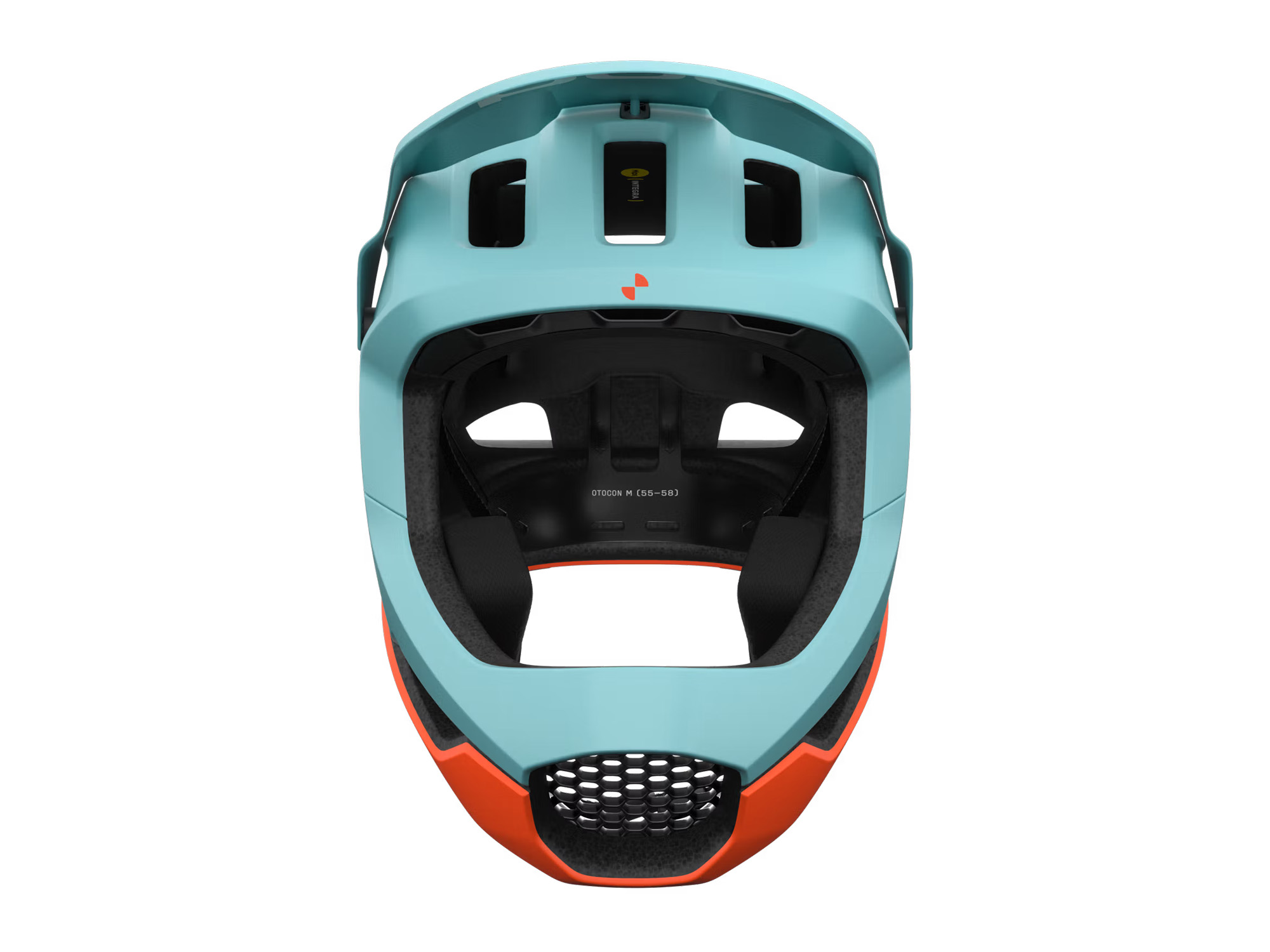 POC Otocon Race MIPS indicolite blue matt/carnelian orange fullface-hjelm