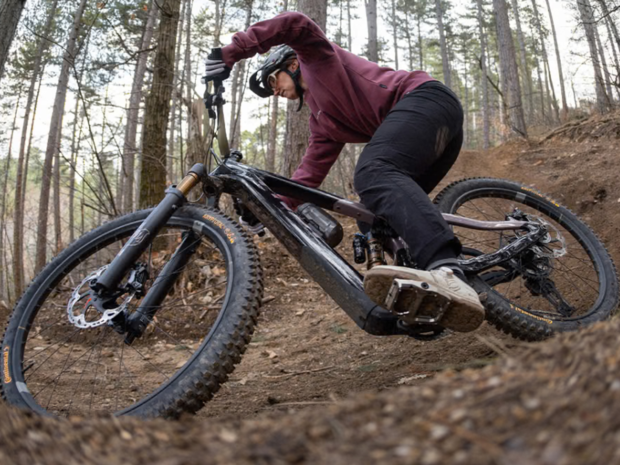 Pivot Shuttle AMP'D Pro X0 Eagle Transmission el-fulldempet svart