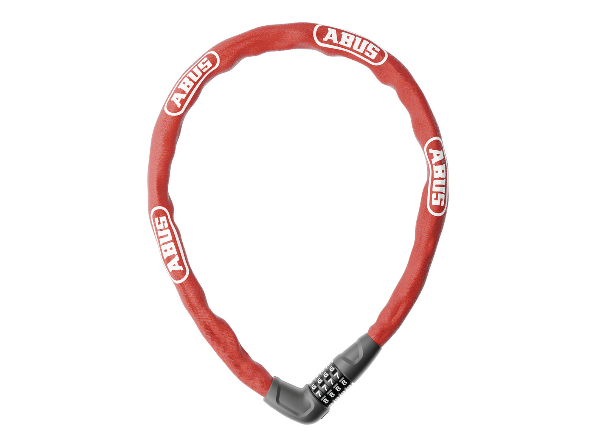 Abus 5805C 75cm kjettinglås red