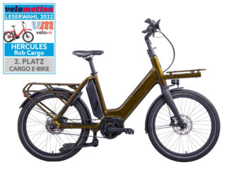 Hercules Rob Cargo F5 545Wh 24" lastesykkel (ultimacy moss-glossy)
