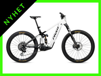 Pivot Shuttle LT karbon el-fulldempet hvit