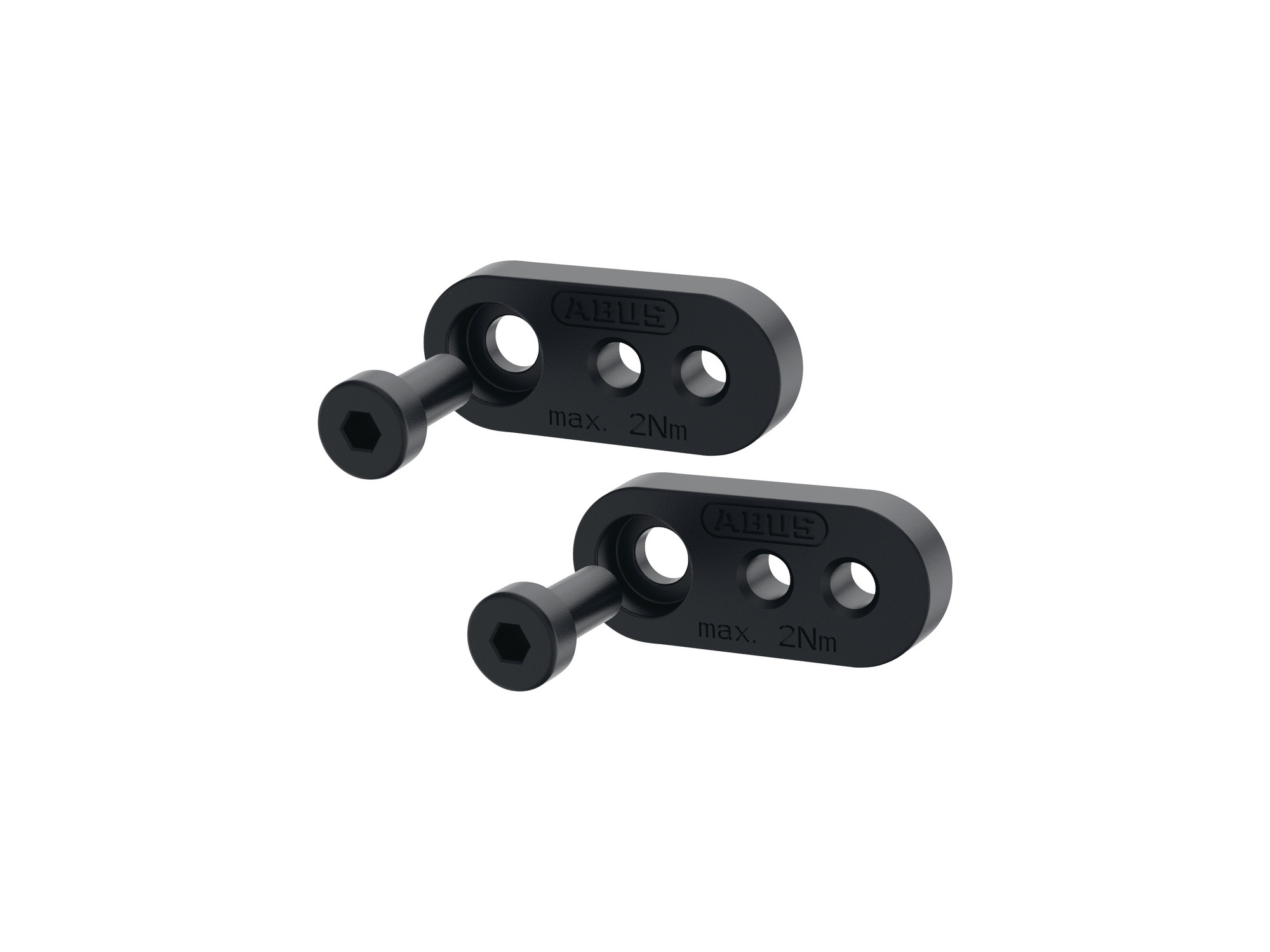 Abus 6950 adapter plate å montere rammelås (1 set)