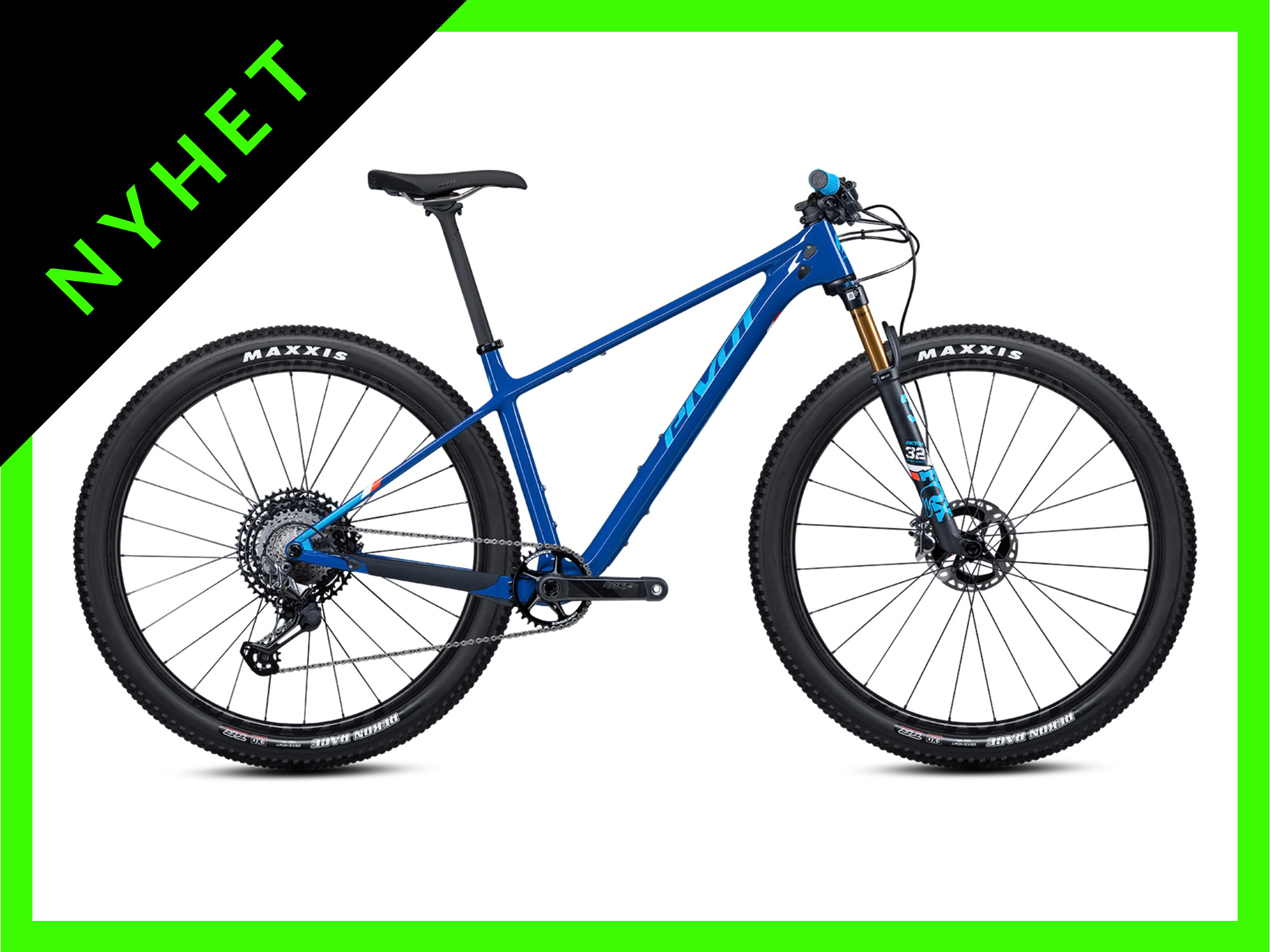 Pivot Les SL PRO X0 Eagle Transmision hardtail blue ribbon (karbon hjul)