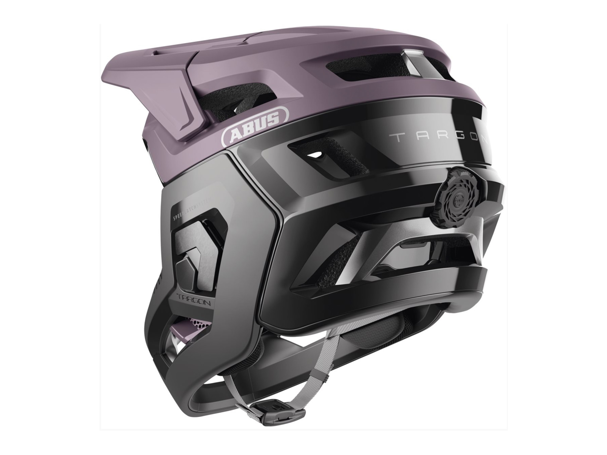 Abus Targon MIPS ash purple fullface-hjelm
