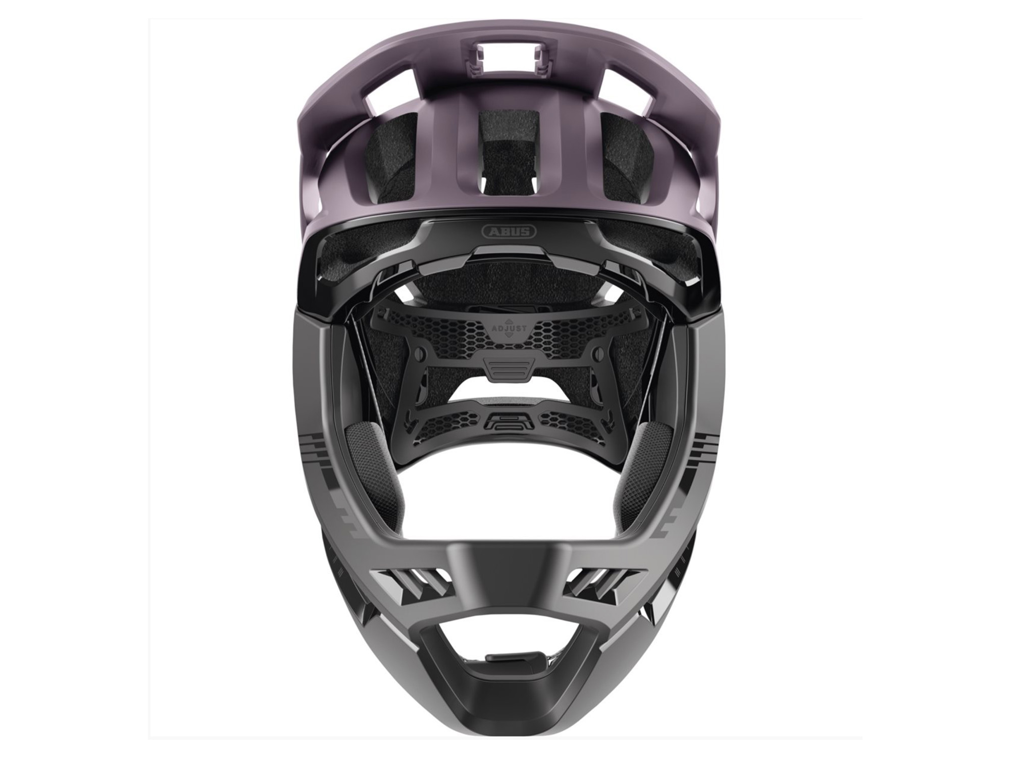 Abus Targon MIPS ash purple fullface-hjelm